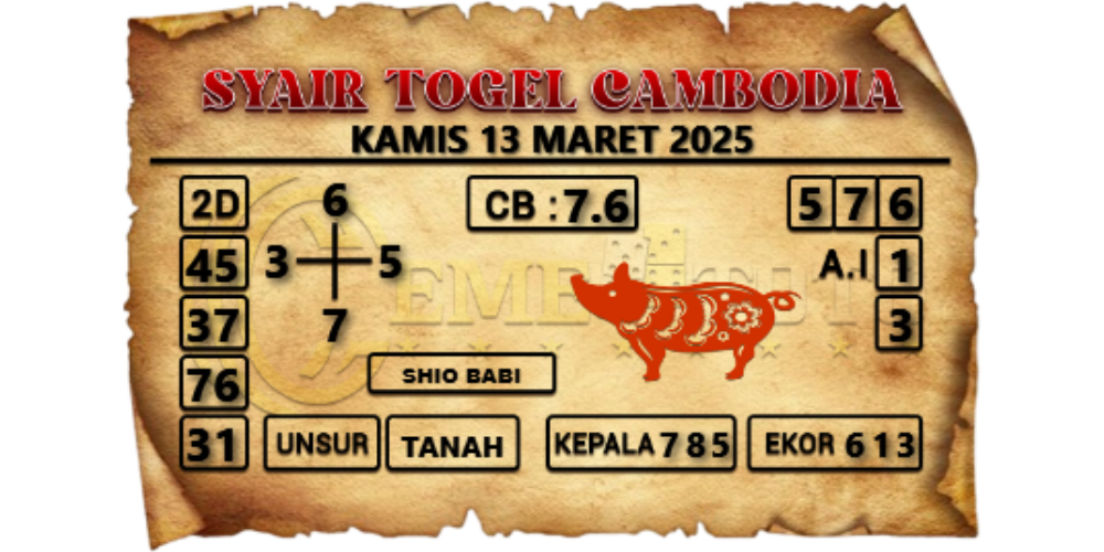 syair togel cambodia cemetoto